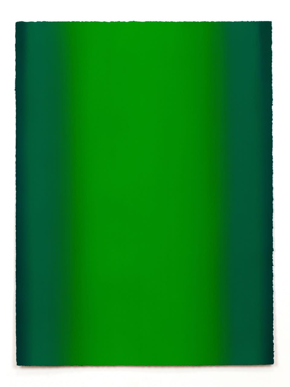 Ruth Pastine, Green 2, Depth Series, 2020