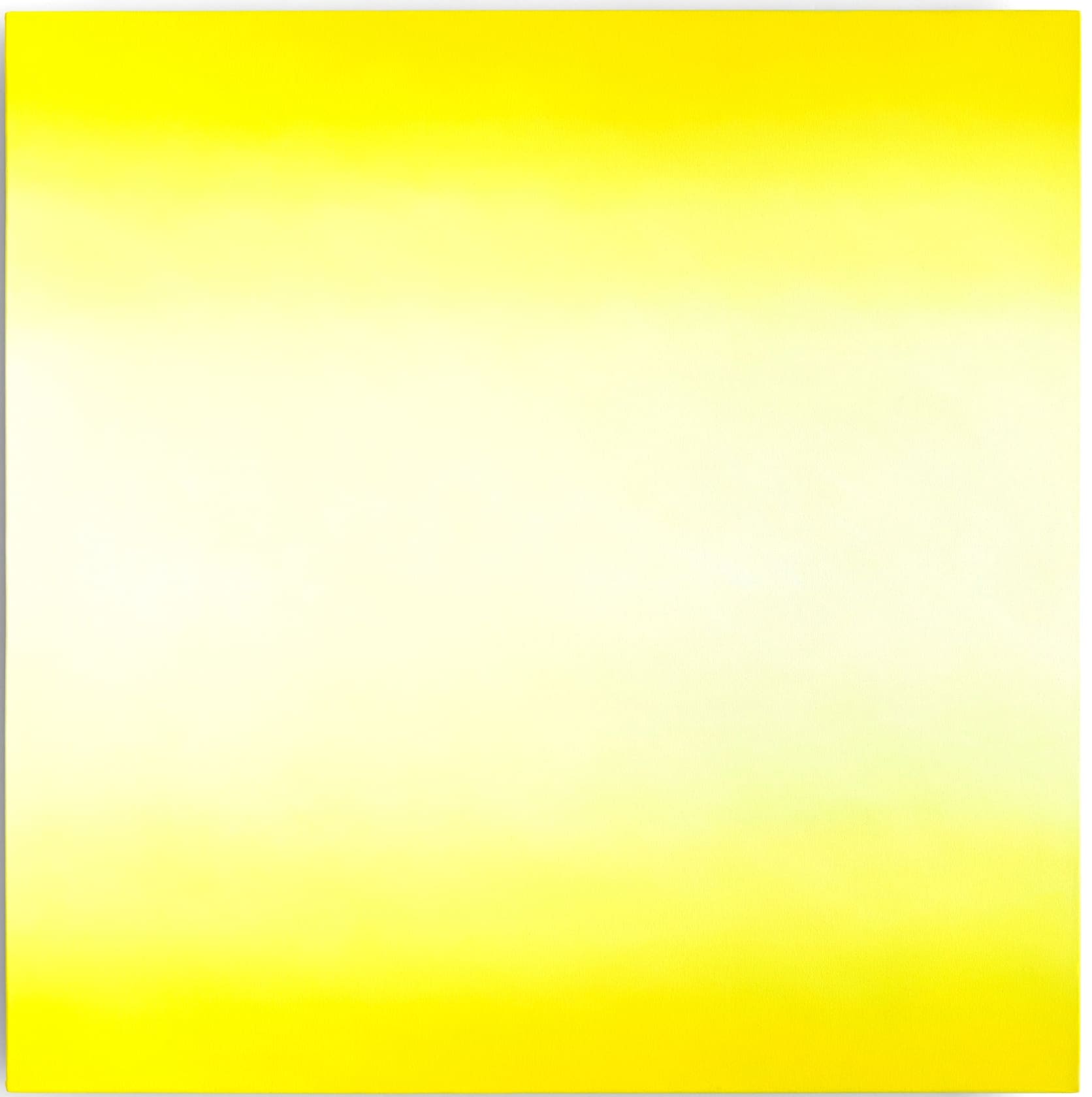 Ruth Pastine Yellow, Presence Absence Series Oil on canvas on bevelled stretcher