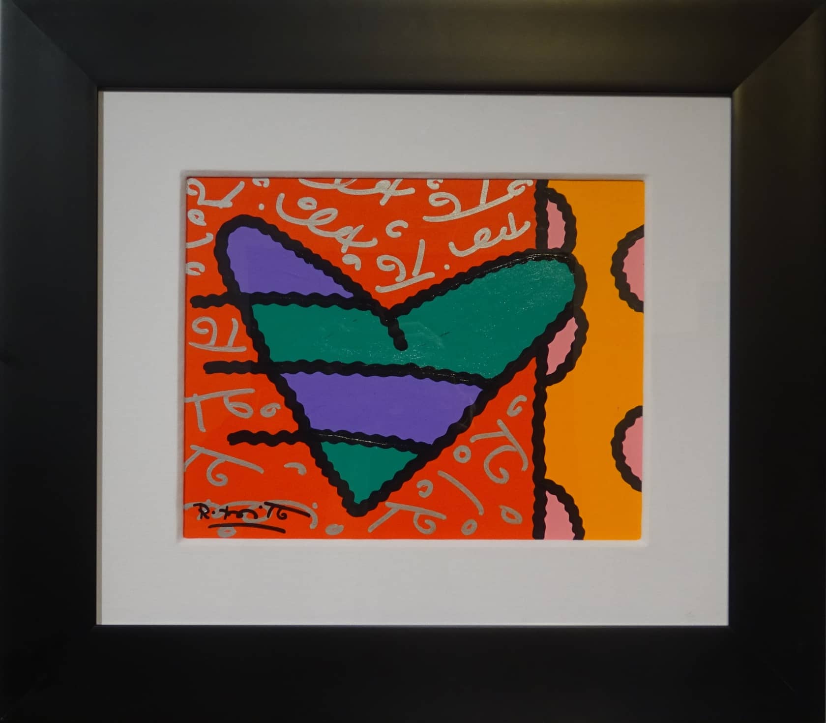 Romero Britto, Love Heart Red, 2009