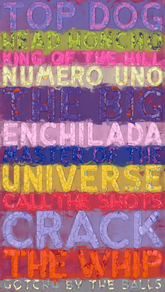 Mel Bochner, Top Dog, 2023