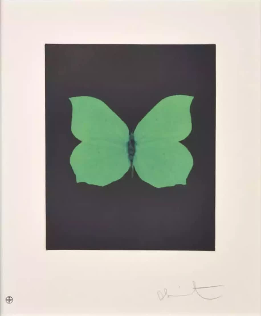 Damien Hirst Butterfly (Tribulation) Etching