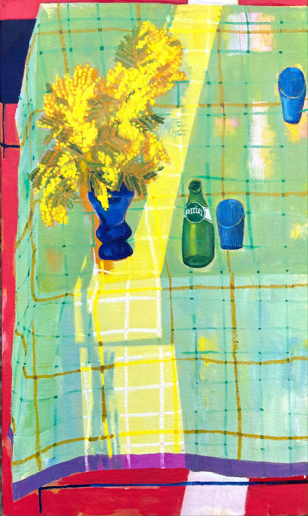 Miriam Dema Luz de Primavera Acrylic, oil pastel and oil stick on canvas