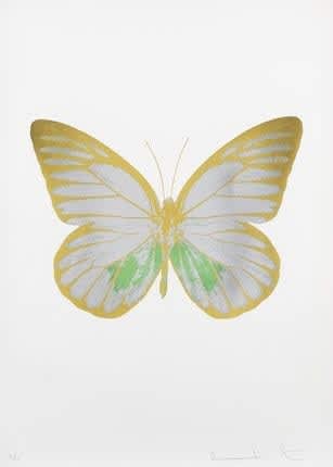 Damien Hirst, The Souls I - Oriental Gold/Silver Gloss/Leaf Green, 2010