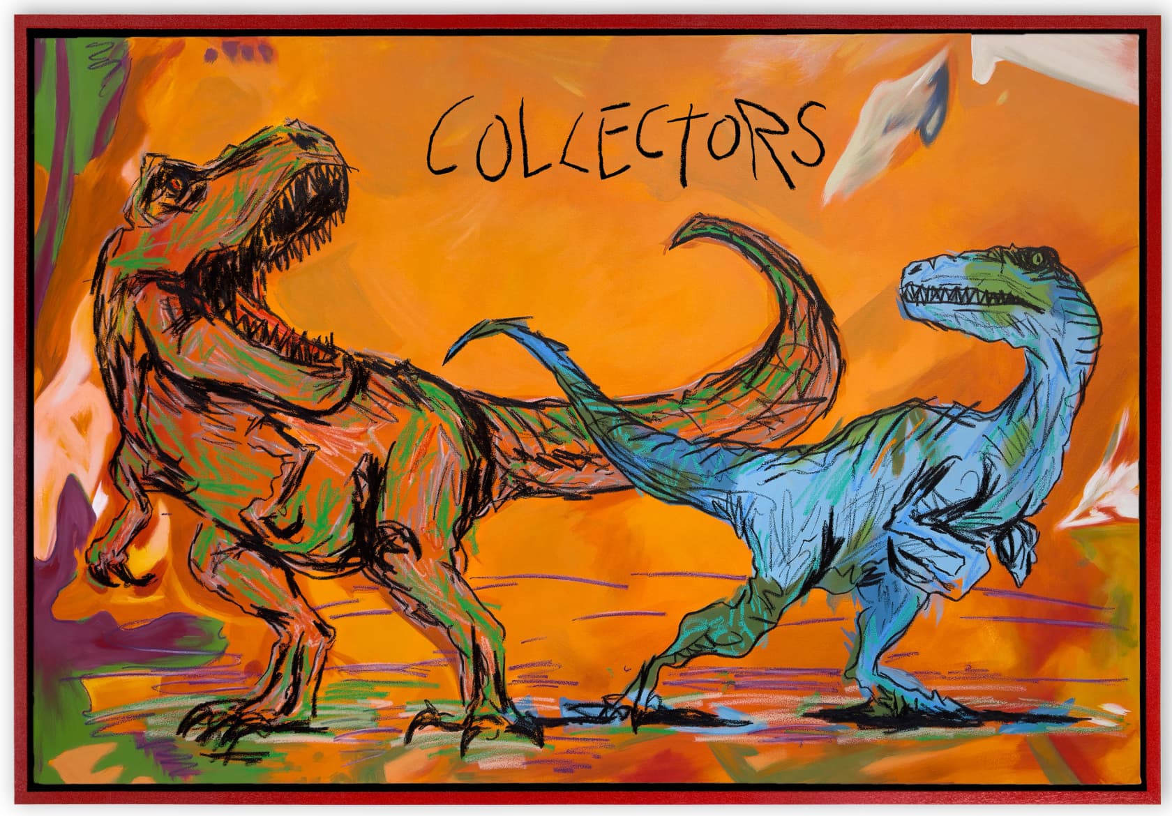 The Connor Brothers Collectors Acrylic and oil stick on canvas