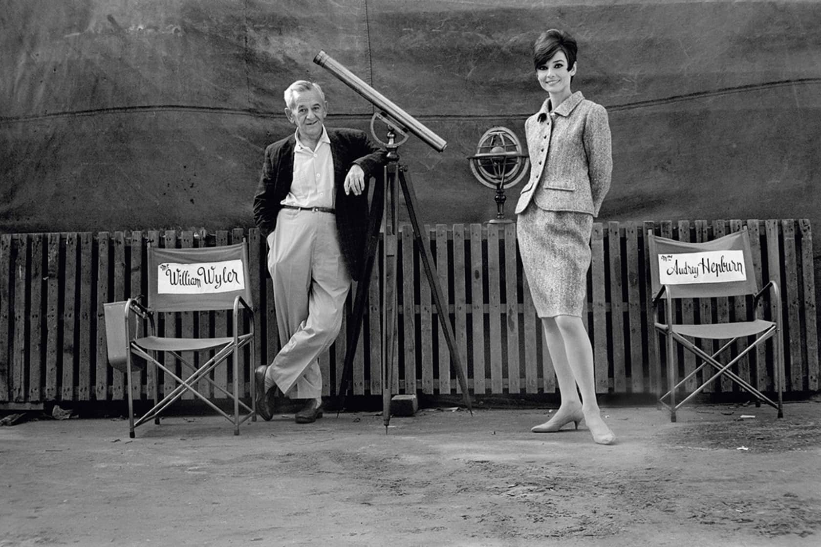 Terry O'Neill, Audrey Hepburn and William Wyler, 1966