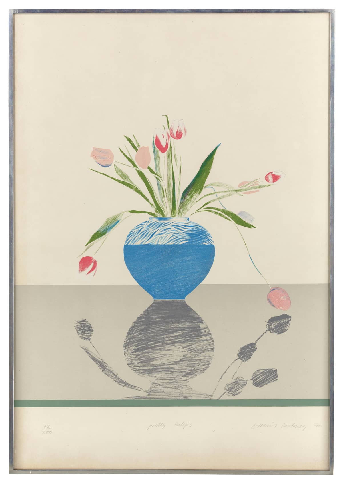 David Hockney, Pretty Tulips, 1969