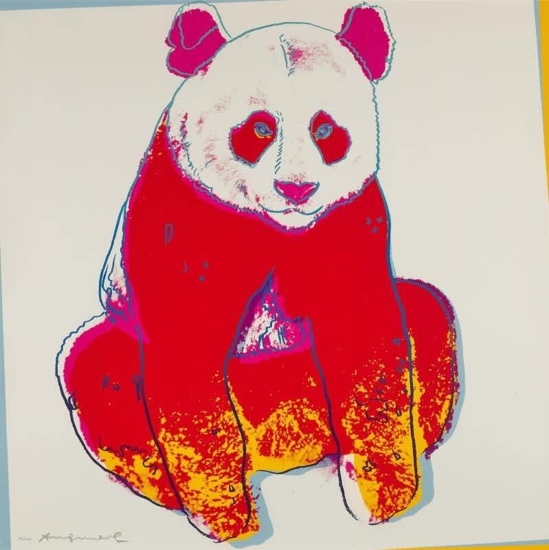 Andy Warhol Giant Panda (FS II.295) Screenprint on Lenox Museum Board