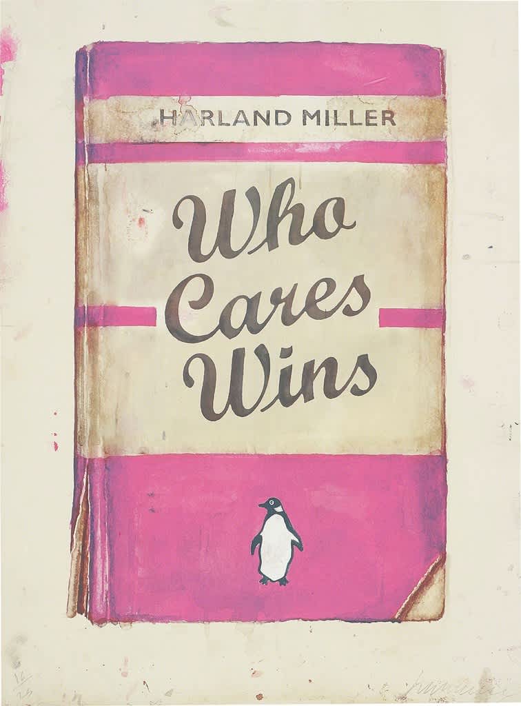 Harland Miller, Who Cares Wins, 2016