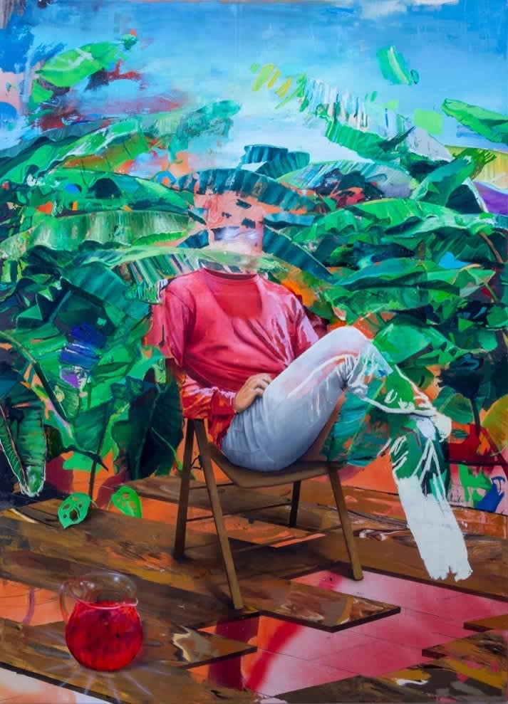 Sol Summers Jim Jones Oil on Canvas