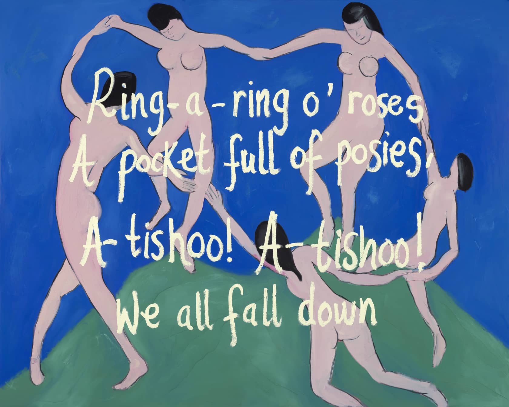 Ross Muir Ring O Roses Oil on canvas