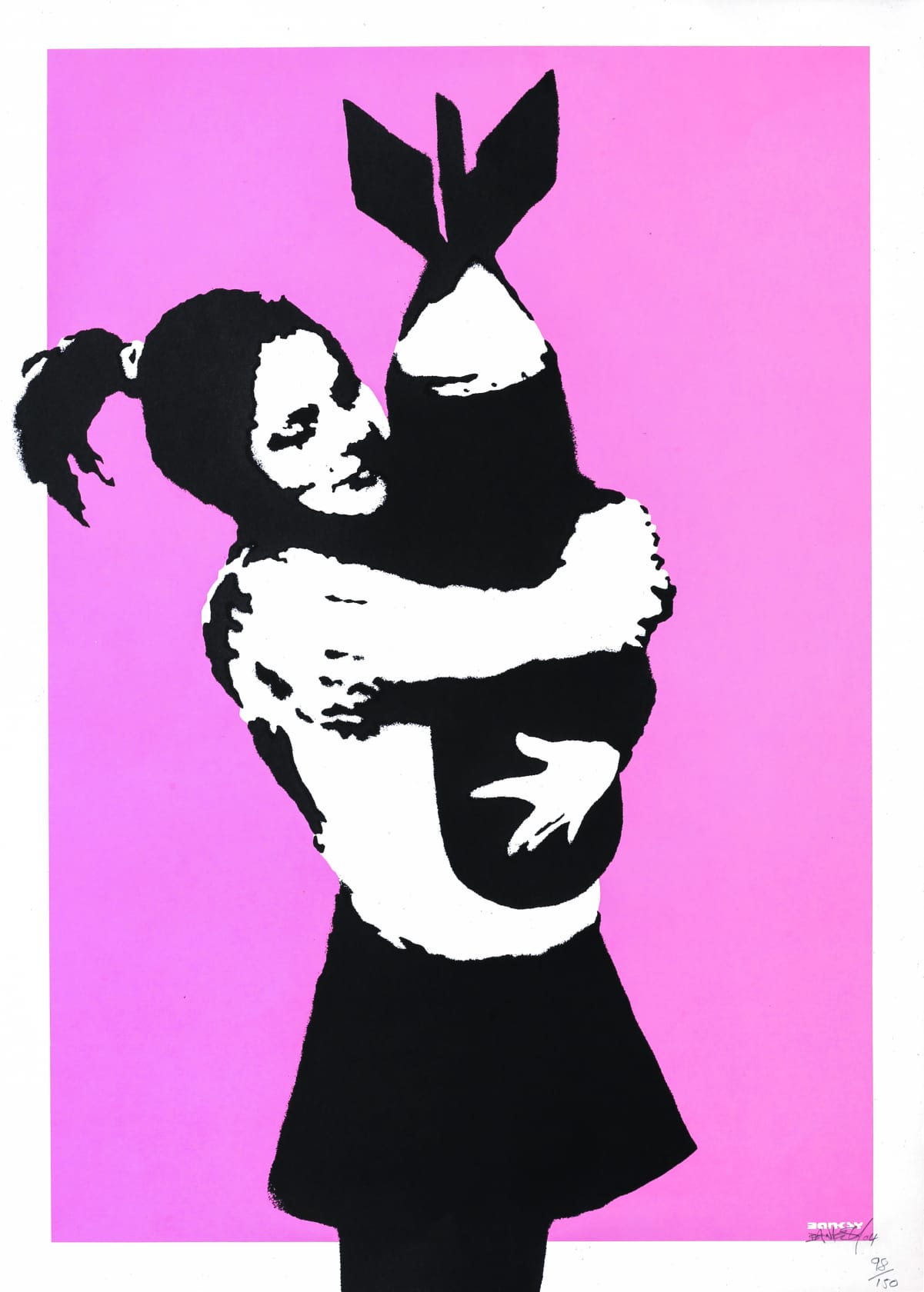 Banksy, Bomb Hugger (signed), 2003