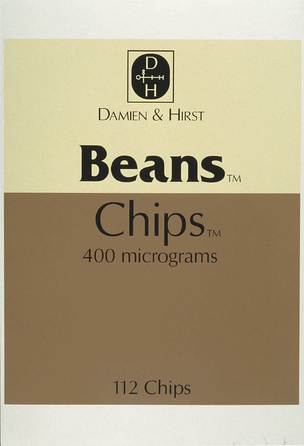 Damien Hirst, The Last Supper (Beans and Chips), 1999