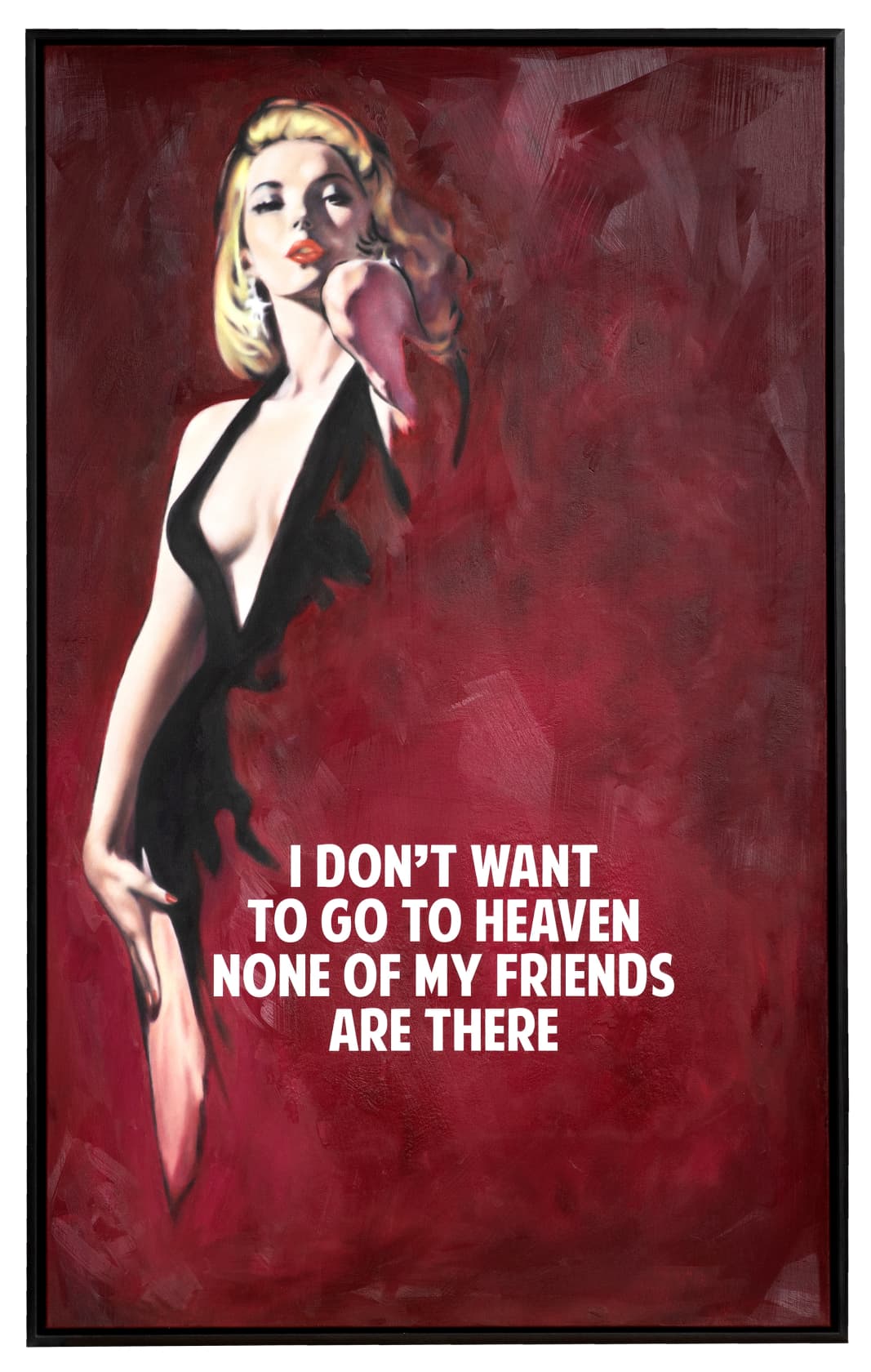 The Connor Brothers I Don't Want To Go To Heaven None of My Friends are There - Red Oil on...