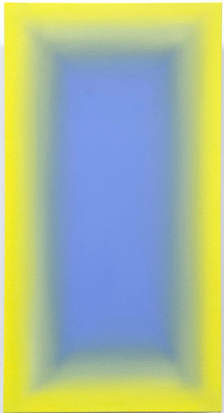 Ruth Pastine Violet (Yellow), Core Series Oil on canvas on bevelled panel