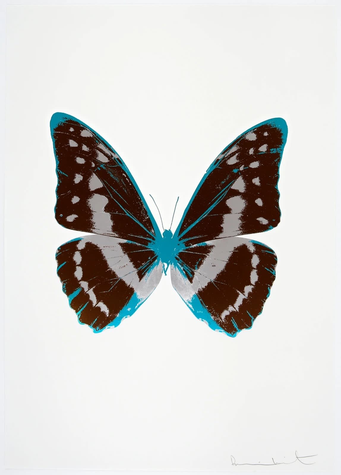 Damien Hirst, The Souls III – Chocolate/Silver Gloss/Topaz, 2010