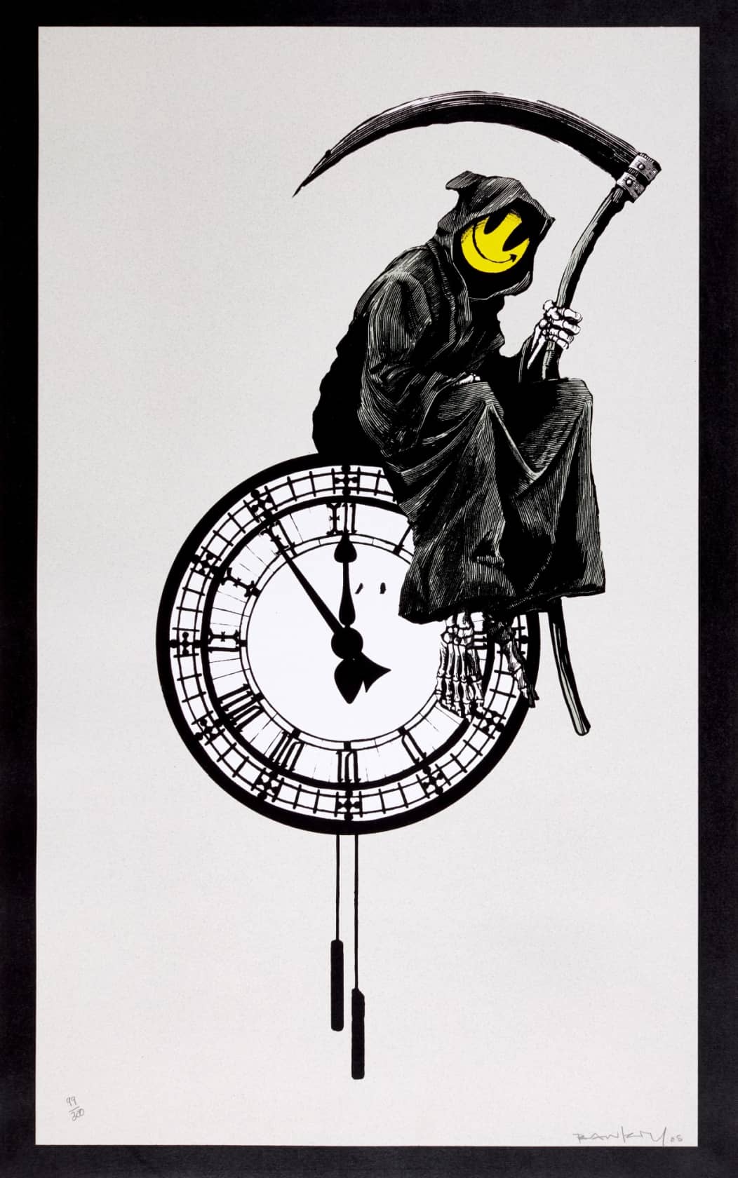 Banksy, Grin Reaper (signed), 2005