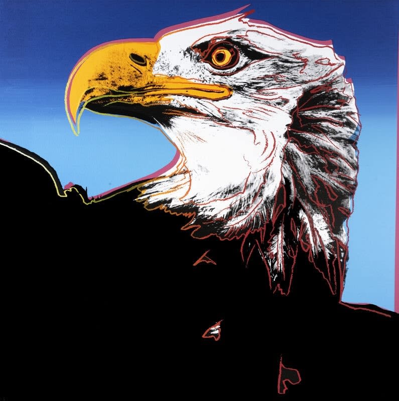 Andy Warhol, Bald Eagle, from Endangered Species, 1983
