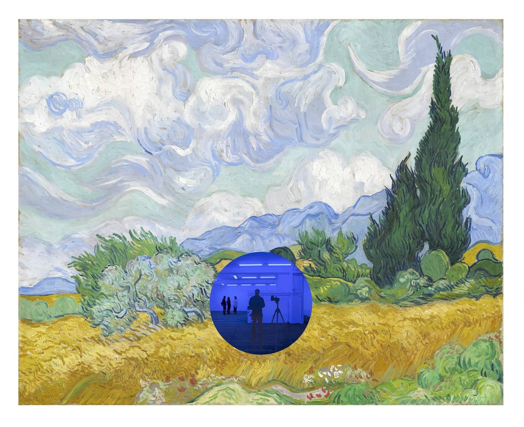 Jeff Koons, Gazing Ball (van Gogh Wheatfield with Cypresses) , 2017