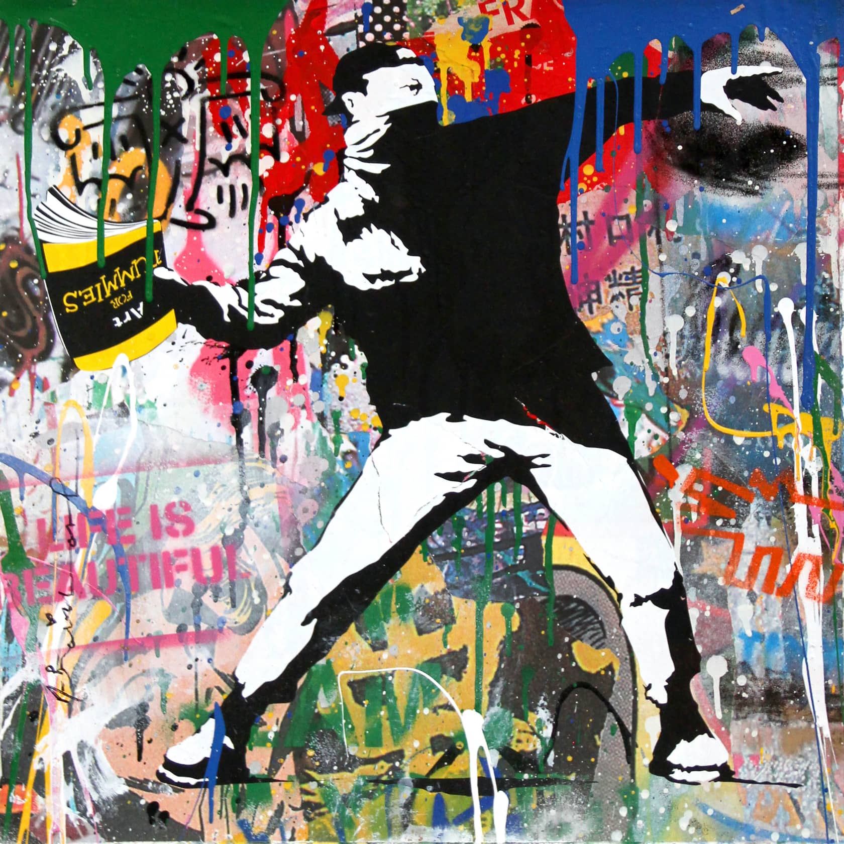 Mr Brainwash, Banksy Thrower, 2017