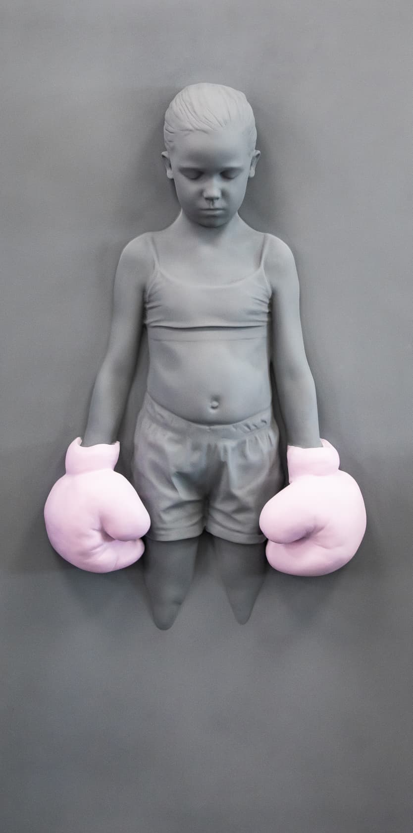 Schoony, Panel Bruiser (Pink Gloves), 2020