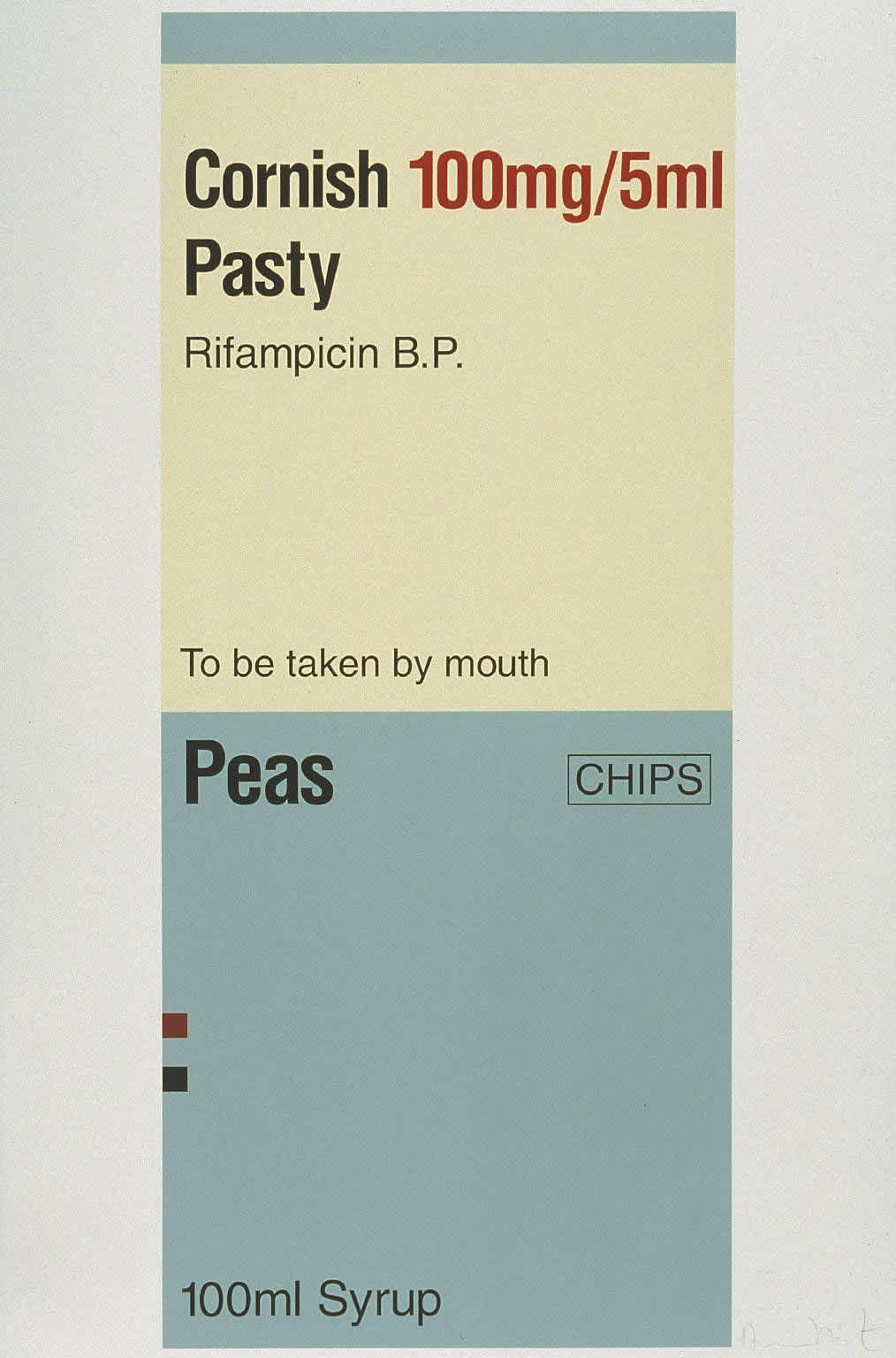Damien Hirst, The Last Supper (Cornish Pasty), 1999