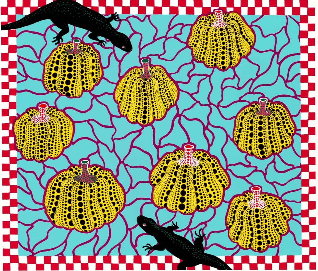 Yayoi Kusama, Black Lizard, 1989