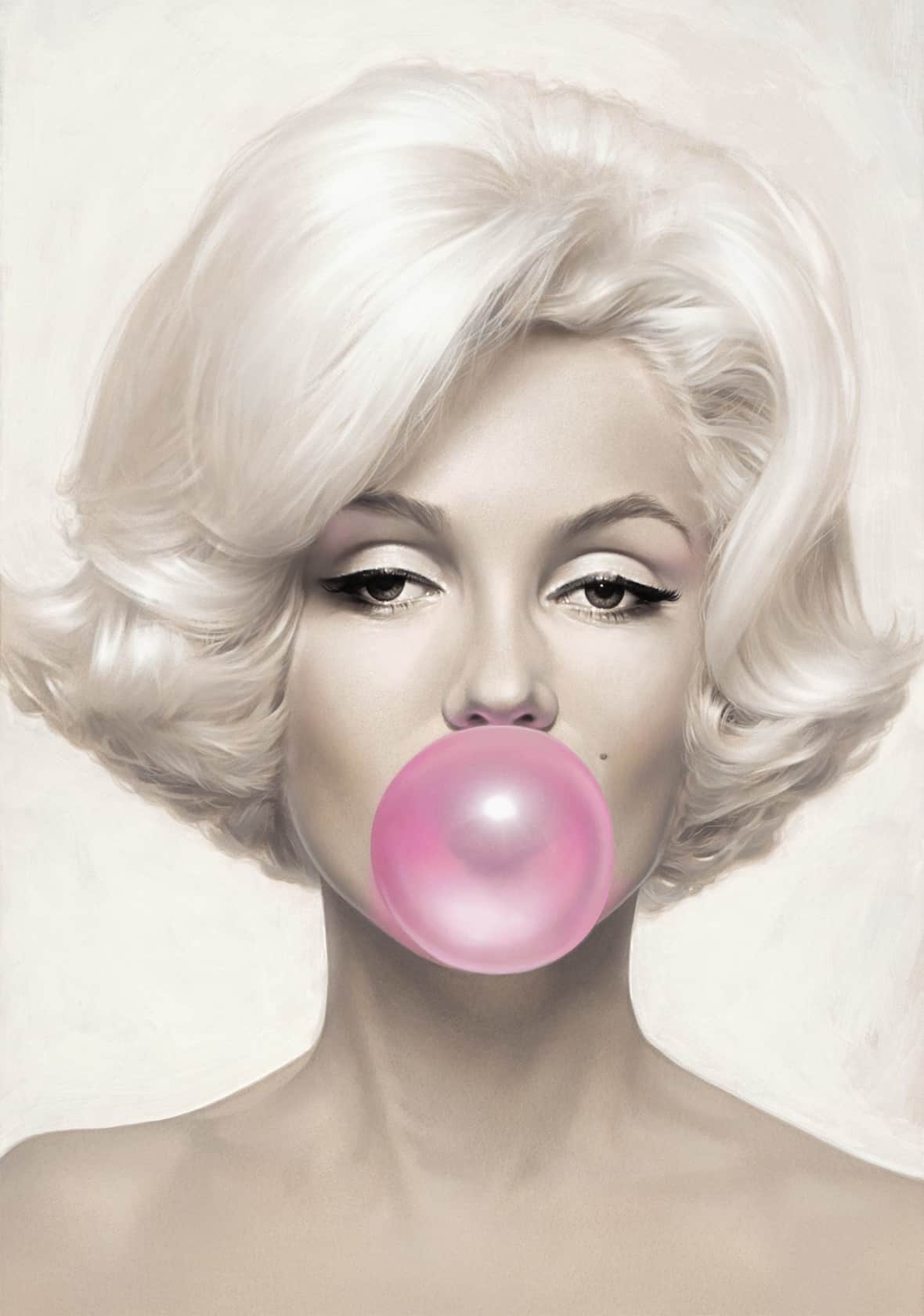 Michael Moebius, Marilyn Monroe Pink Bubblegum, 2017