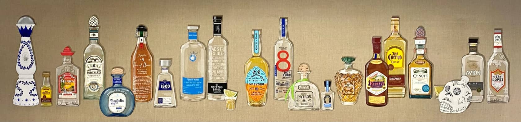 Sooyoung Chung Full of Choice 7 (Tequila) Acrylic on Linen