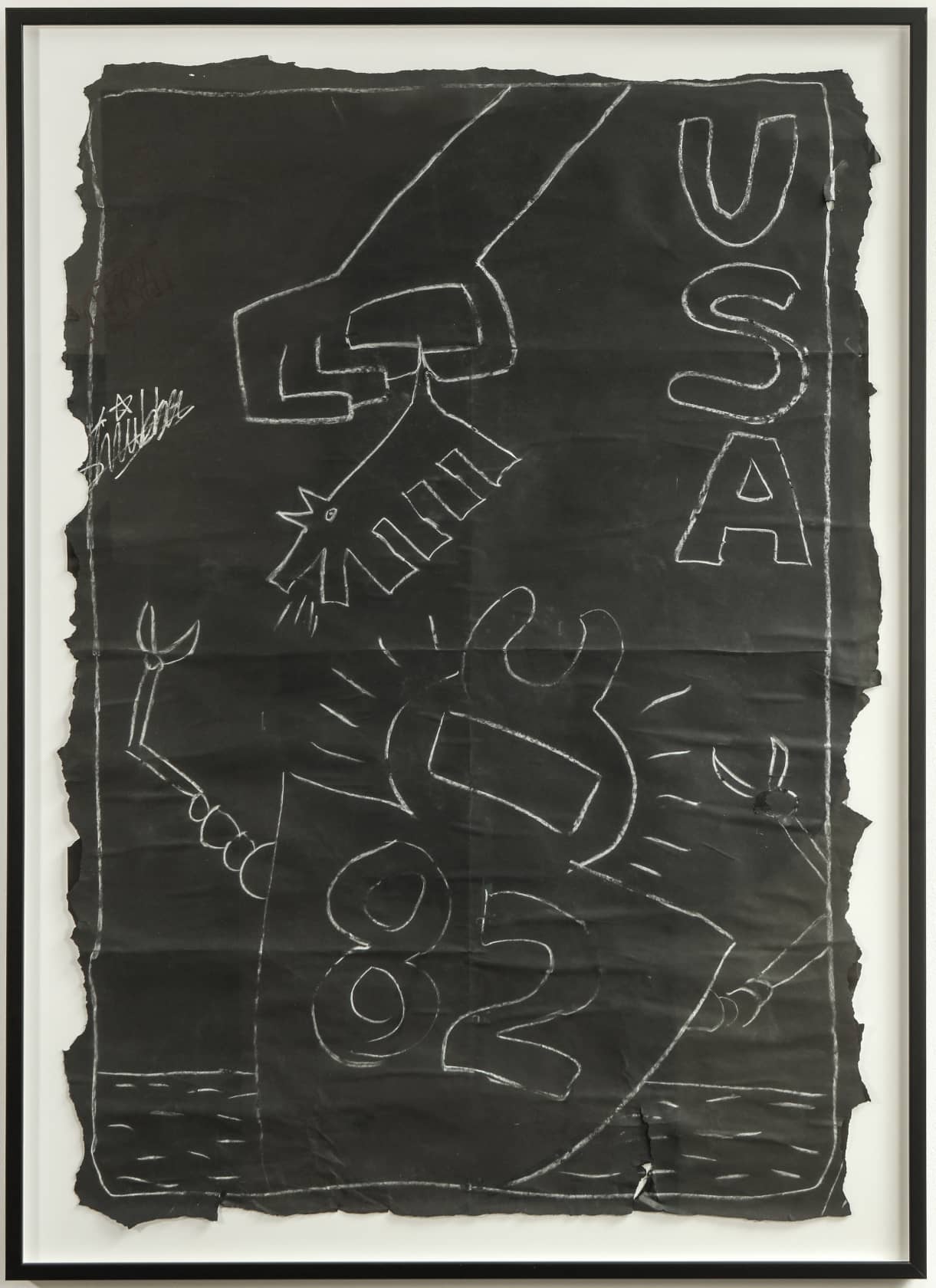 Keith Haring, Subway Drawing, 1980s