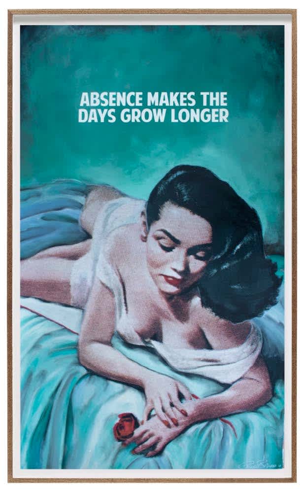 The Connor Brothers Absence Makes the Days Grow Longer Giclée, Screen Print, Acrylic and Oil and Hand Applied Varnish on...