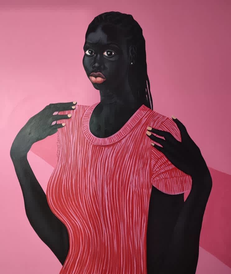 Joblek Pink Lady Acrylic on Canvas