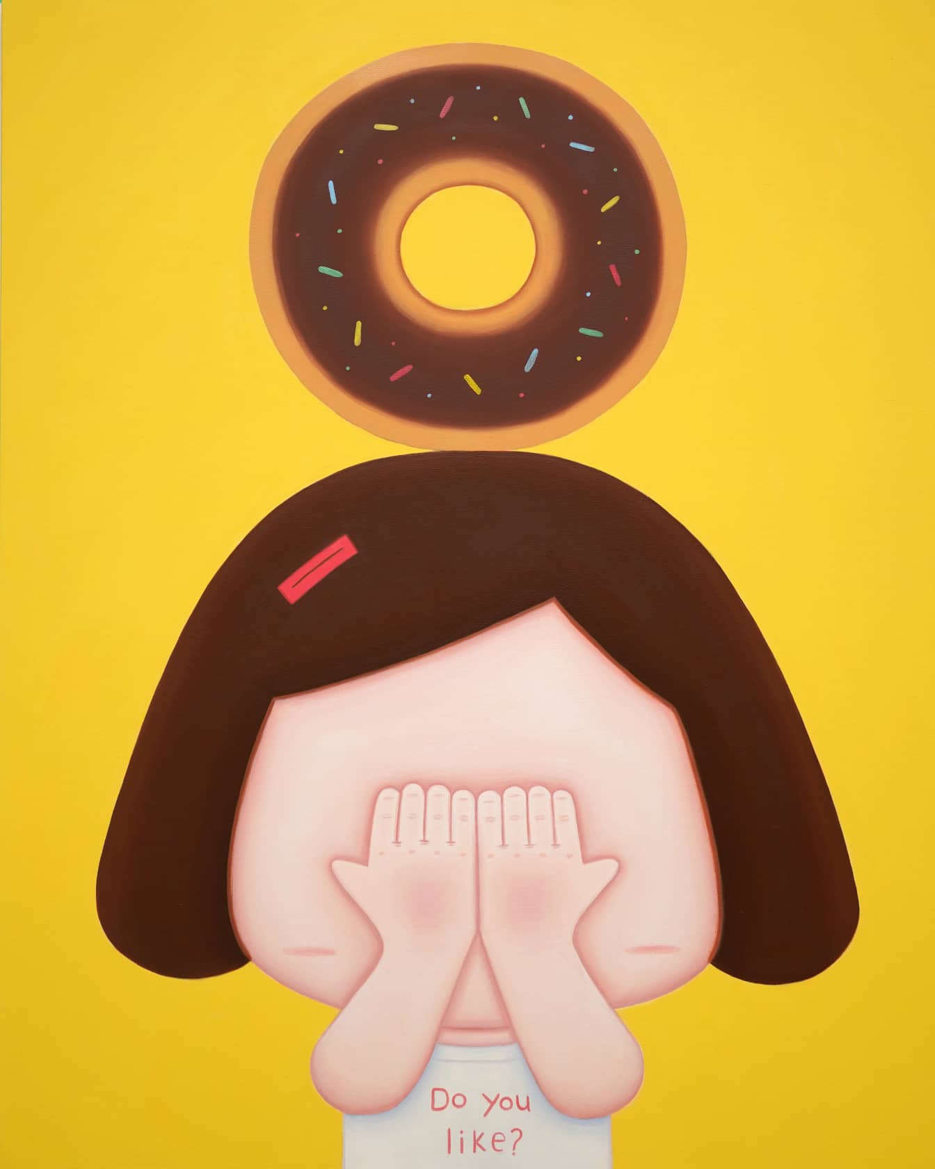 Jo Gyuhun Do you like doughnut? Oil on Canvas