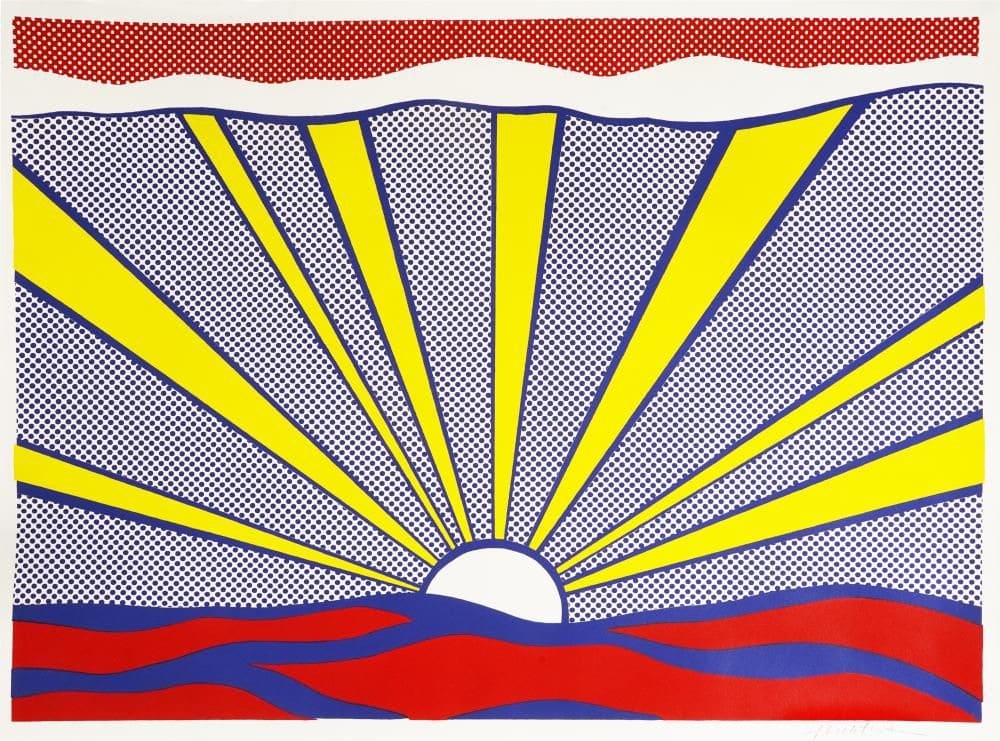 Roy Lichtenstein Sunrise (C. II. 7) Offset Lithograph in colours