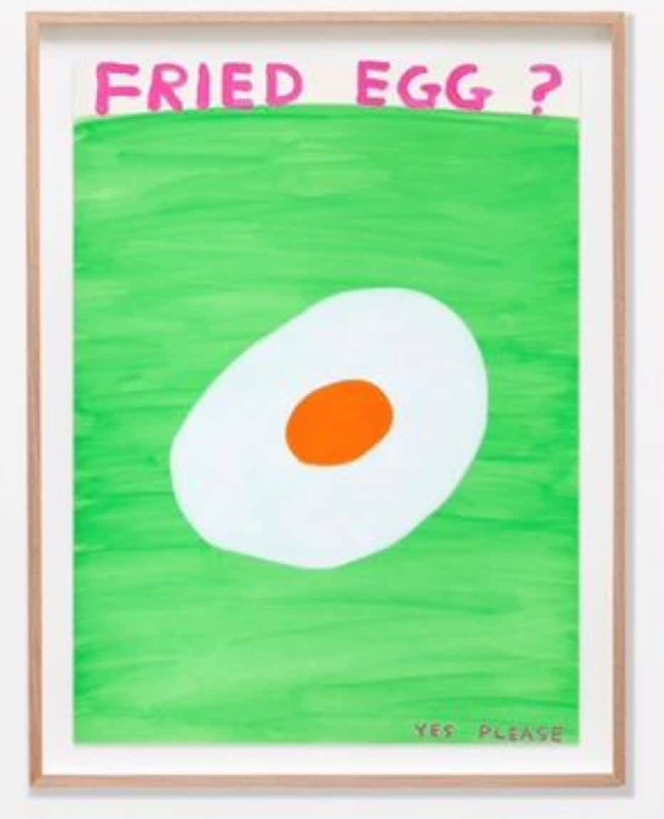 David Shrigley, Fried Egg, 2022