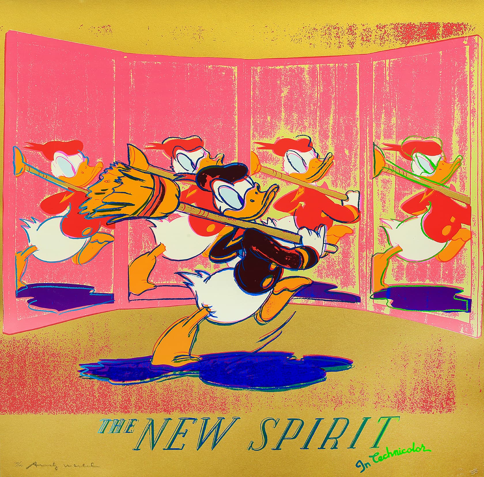 Andy Warhol, The New Spirit (Donald Duck), 1985