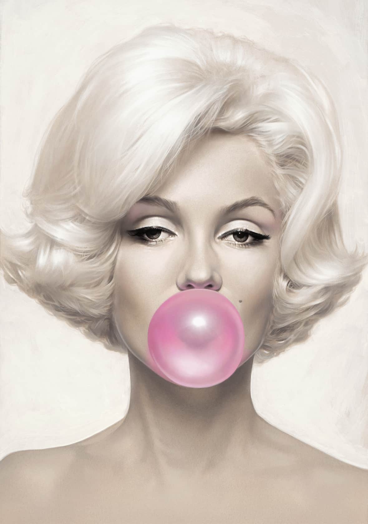 Michael Moebius, Marilyn Monroe Pink Bubblegum, 2015