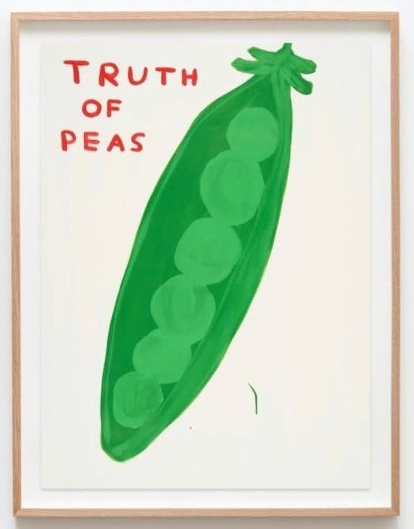 David Shrigley, Untitled (Truth of Peas), 2022