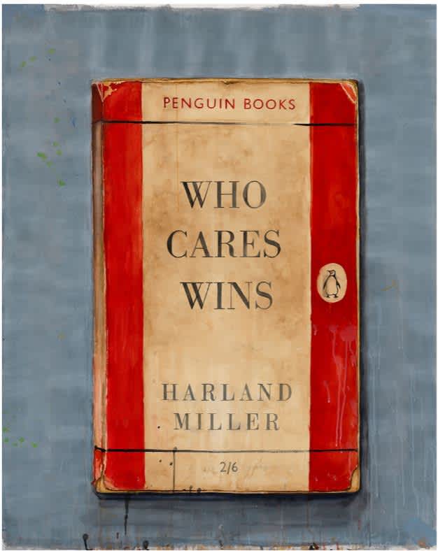 Harland Miller, Who Cares Wins, 2014