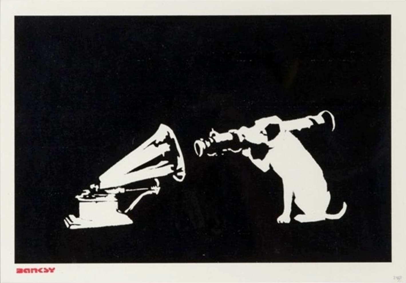 Banksy, HMV (Unsigned), 2003