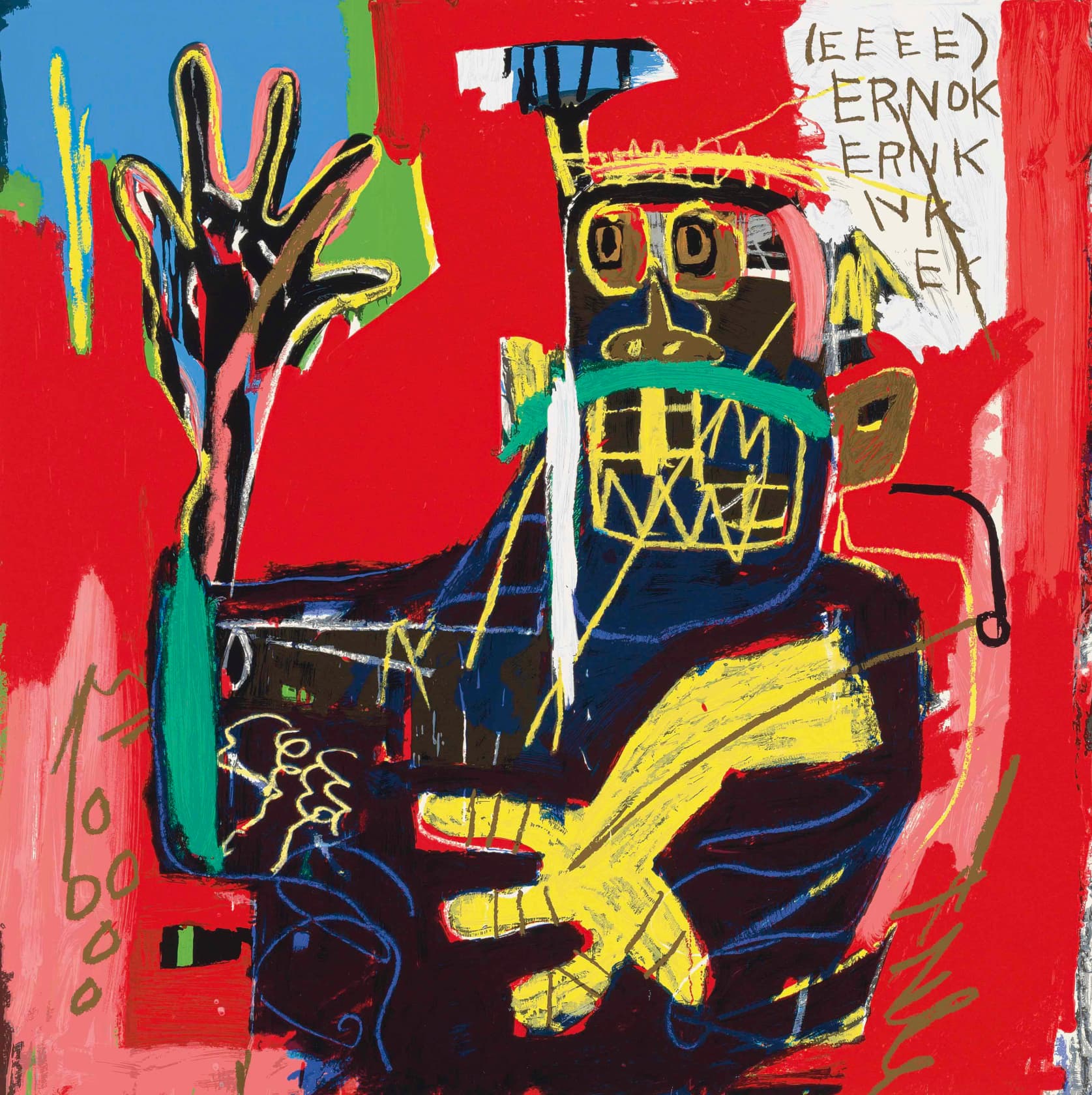 Jean-Michel Basquiat Ernok Screenprint