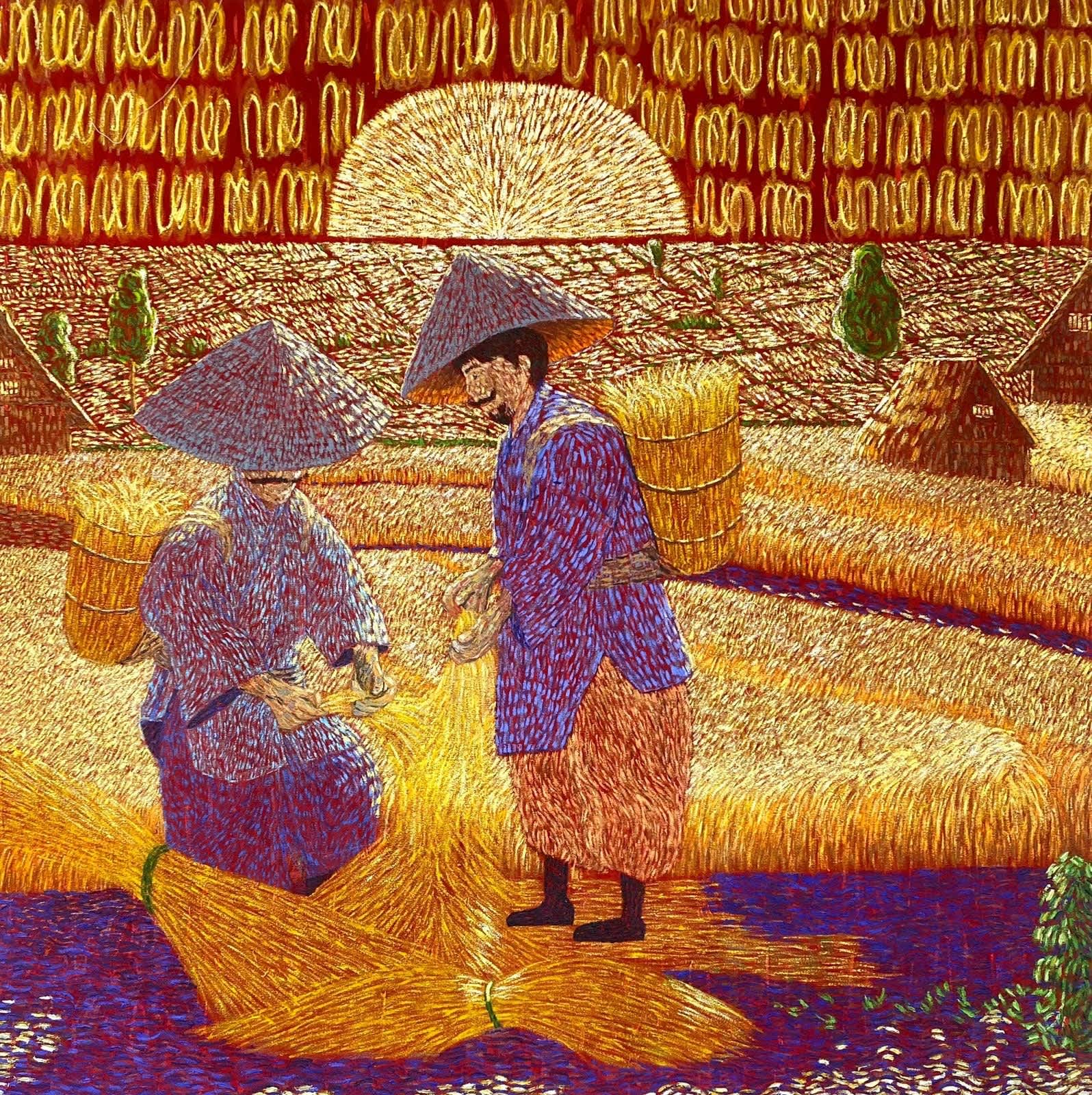 Touils, The Farmers at Sunset, 2024