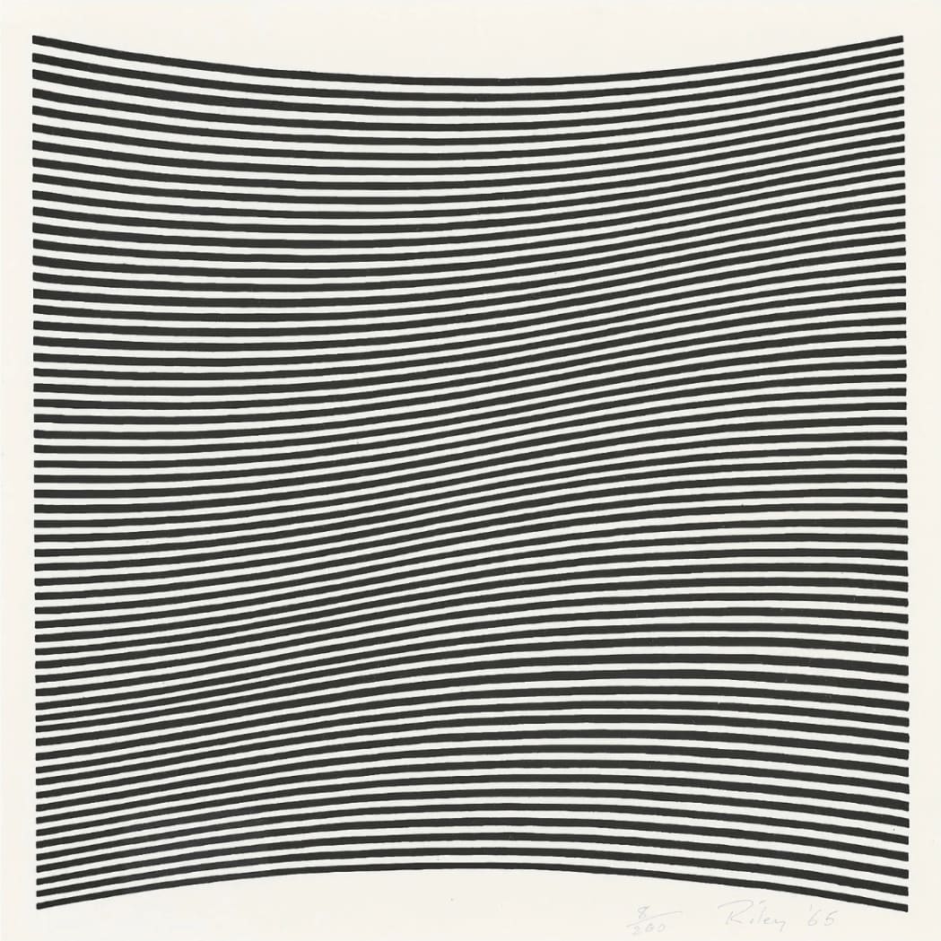 Bridget Riley, La Lune en Rodage - Carlo Belloli, 1965