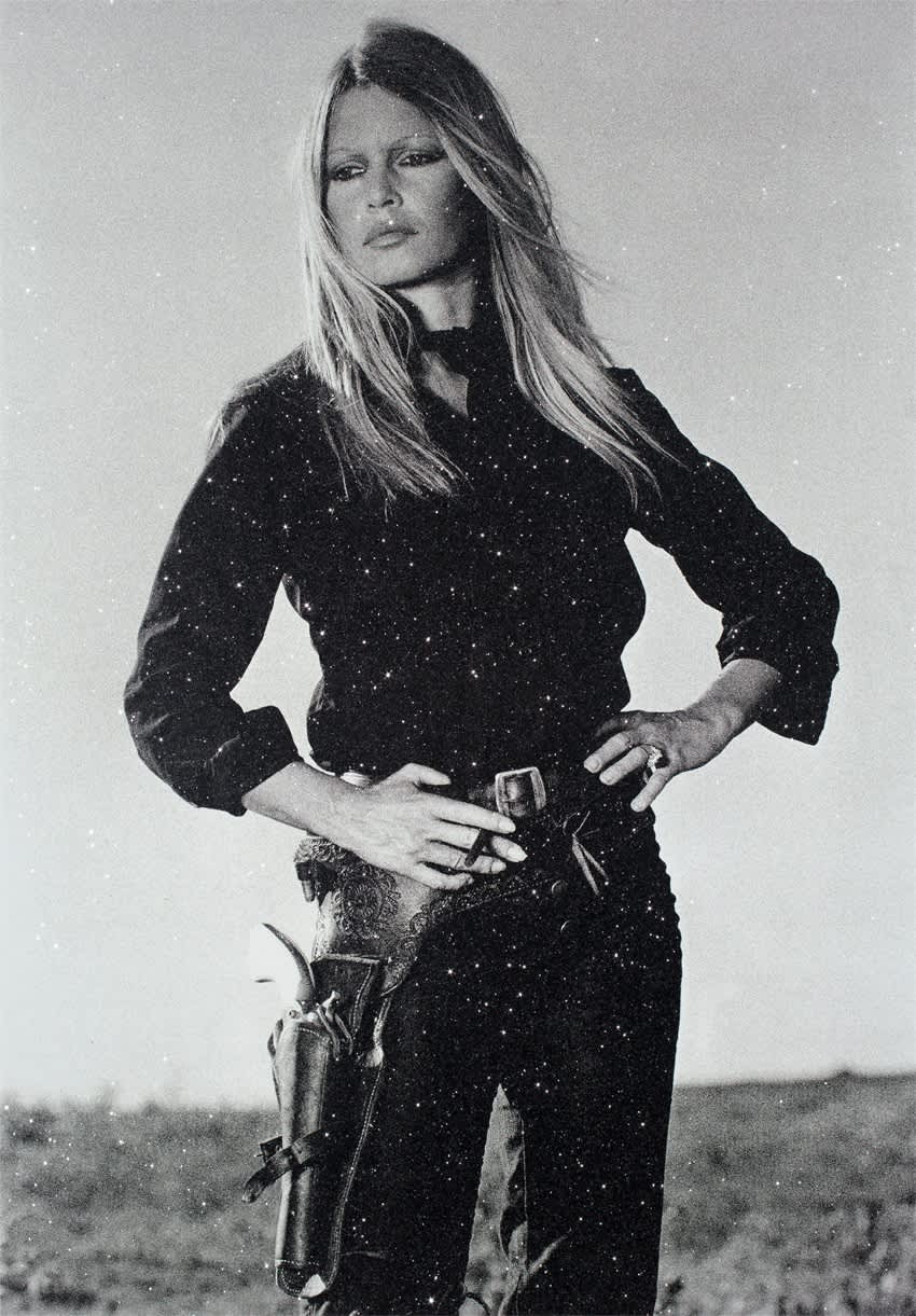 Russell Young, Bardot Cowgirl (Wild White), 2023