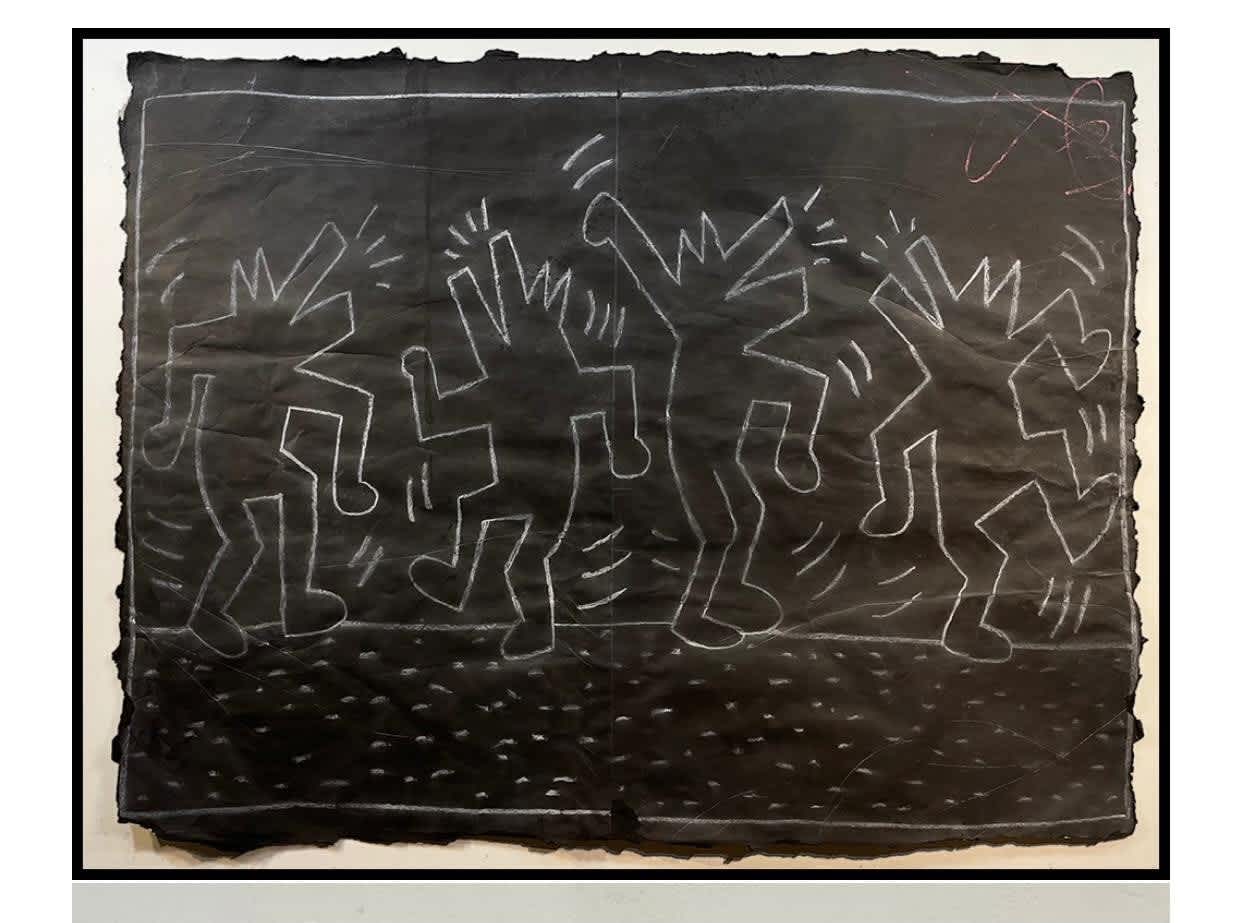 Keith Haring, Subway Drawing, 1980s