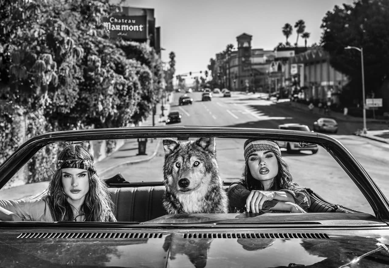 David Yarrow, Castle on Sunset, 2019