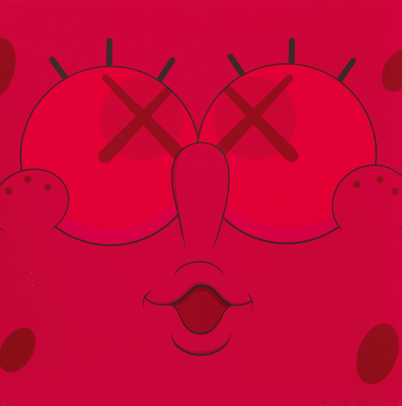 KAWS, KAWSBOB (Red), 2011