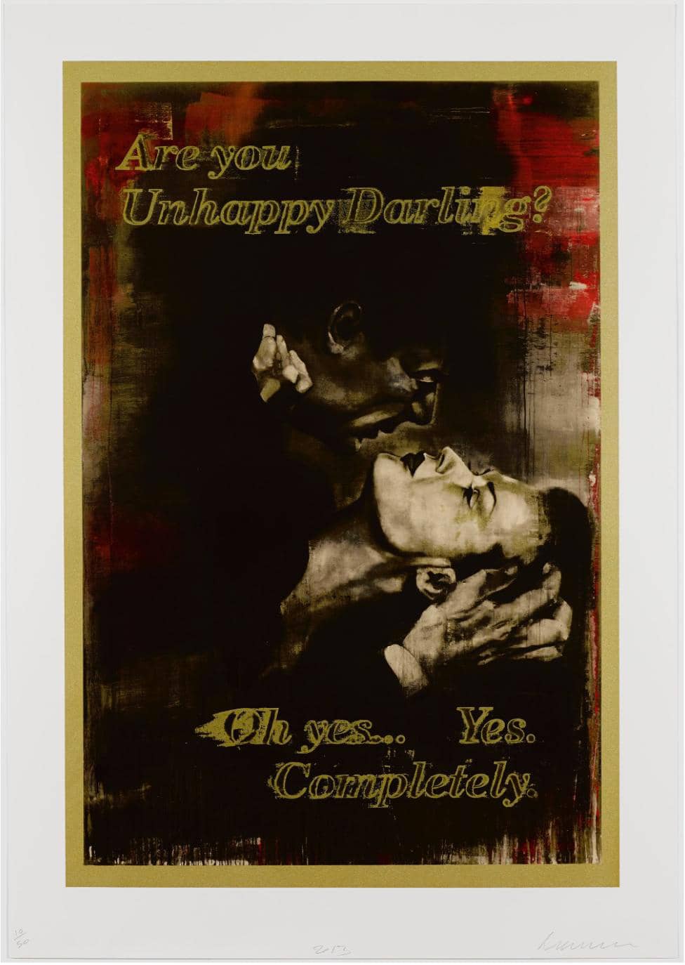 Harland Miller, Painting for Charles Addams, 2013