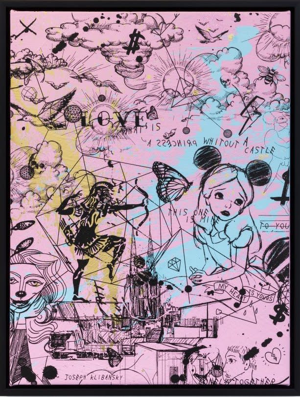 Joseph Klibansky, Behind the Clouds Pink/Black and Light ...