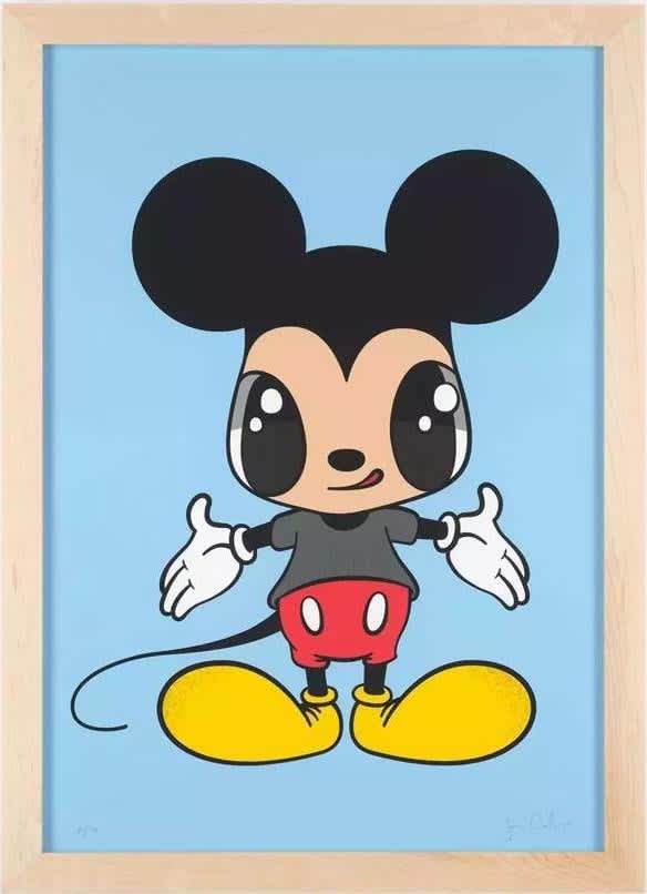Javier Calleja Mickey Mouse Now and Future Screenprint