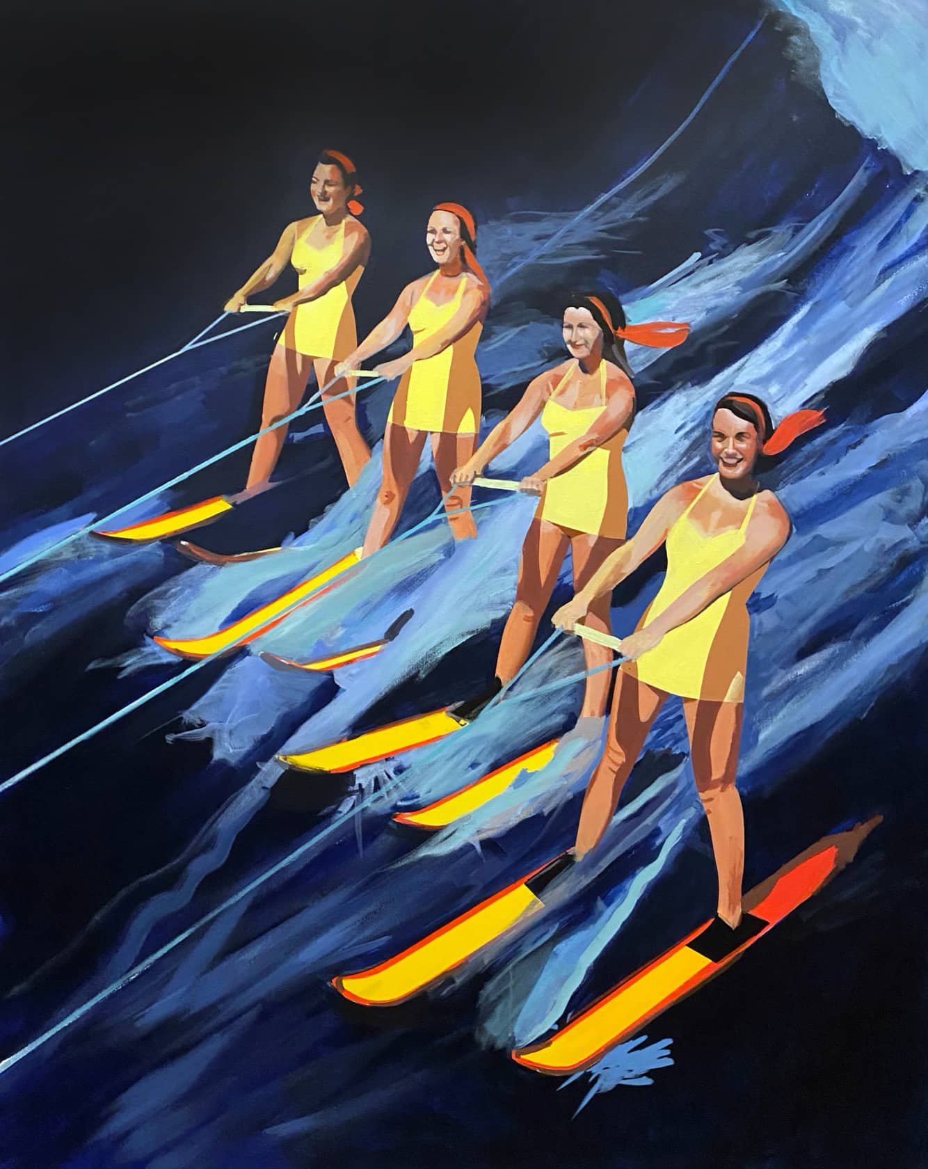 Jessica Brilli, Water Skiers, 2024